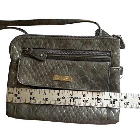 Koltov Womens Zip Top Snake Print Crossbody Bag With Adjustable Strap - Picture 7 of 9